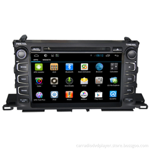 HD Auto Video Factory Toyota Highlander 2015 Android Radio Car DVD Touch Screen